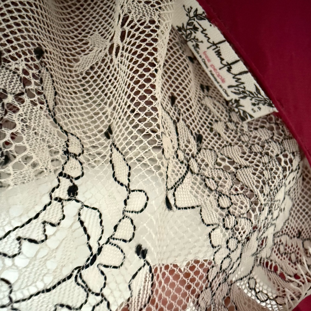 Free People Burgundy Top NWOT - Picture 3 of 6